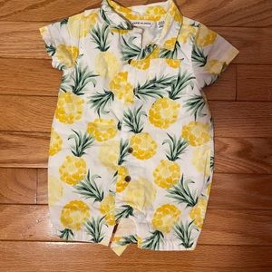 Janie and Jack romper 0-3m baby boy